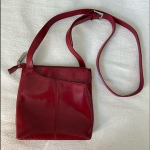 HOBO red leather purse.